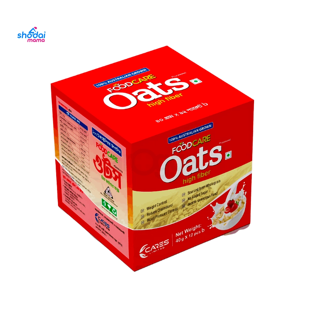 Food Care Oats High Fiber 40gmX12pcs